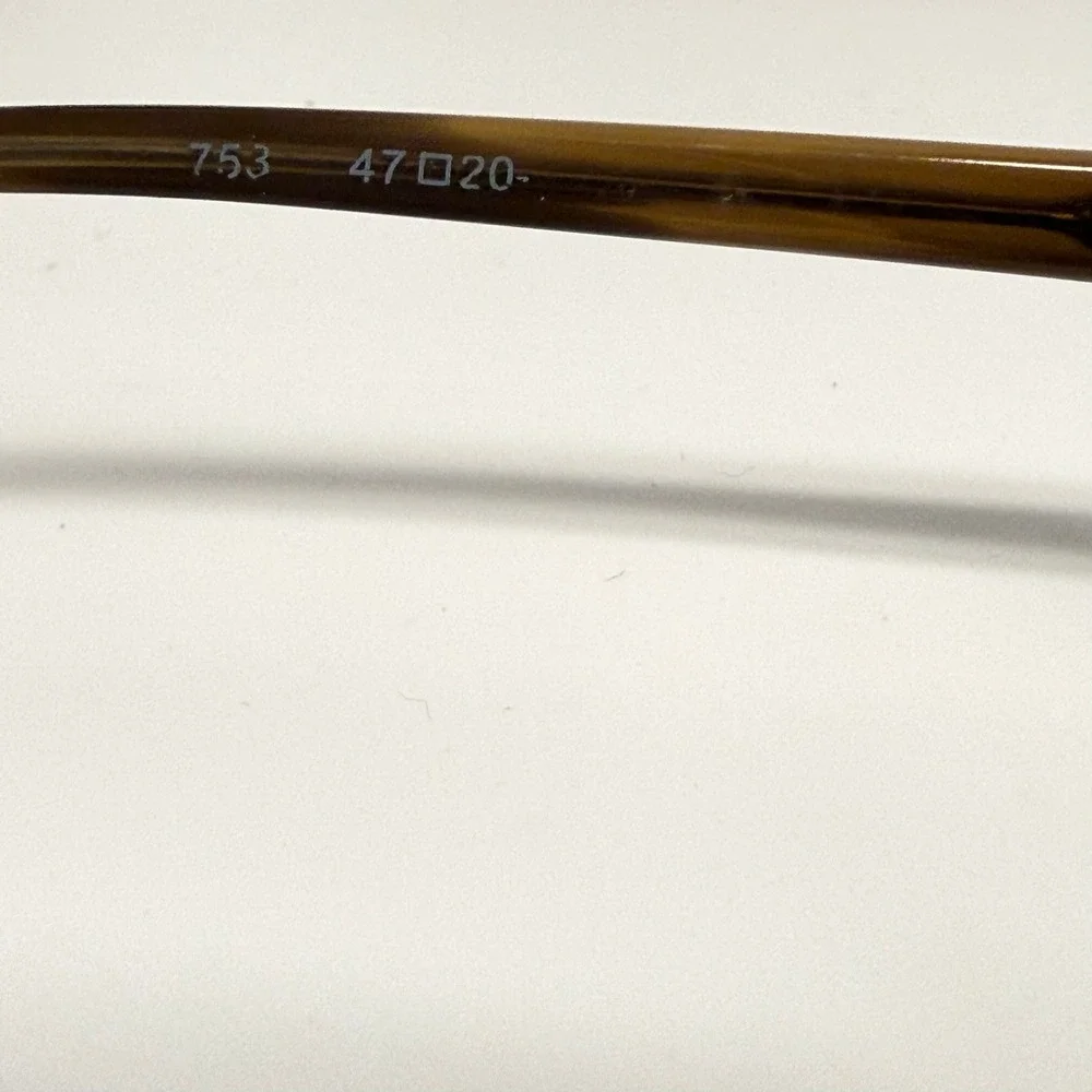 7 For All Mankind 753 Tortoise Round Eyeglasses Frames 47-20-140‎ Brown